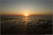 Sonnenuntergang über'm Wattenmeer... Cuxhaven *Nordsee* vor Duhnen, Duhner Watt